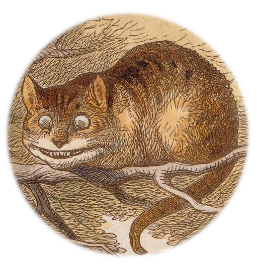 Chat du Cheshire dessiné par John Tenniel